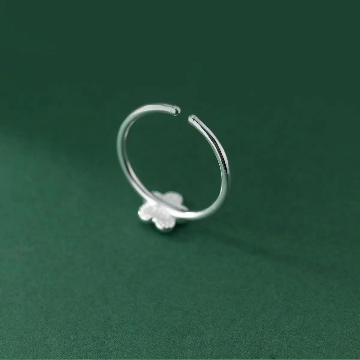 Cincin Perak Sterling 925 Model Bunga Telur Rebus, Desain Baru, Segar, Manis, dan Cantik, Populer, TYB252