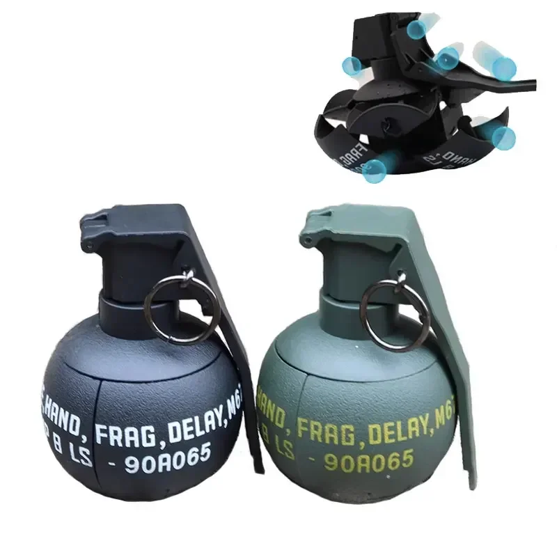 Outdoor Sports Gel Ball Plastic Model M76 Hand Grenade Toy Accessories Water Bullet Children Gifts CS Game Adult Equipment