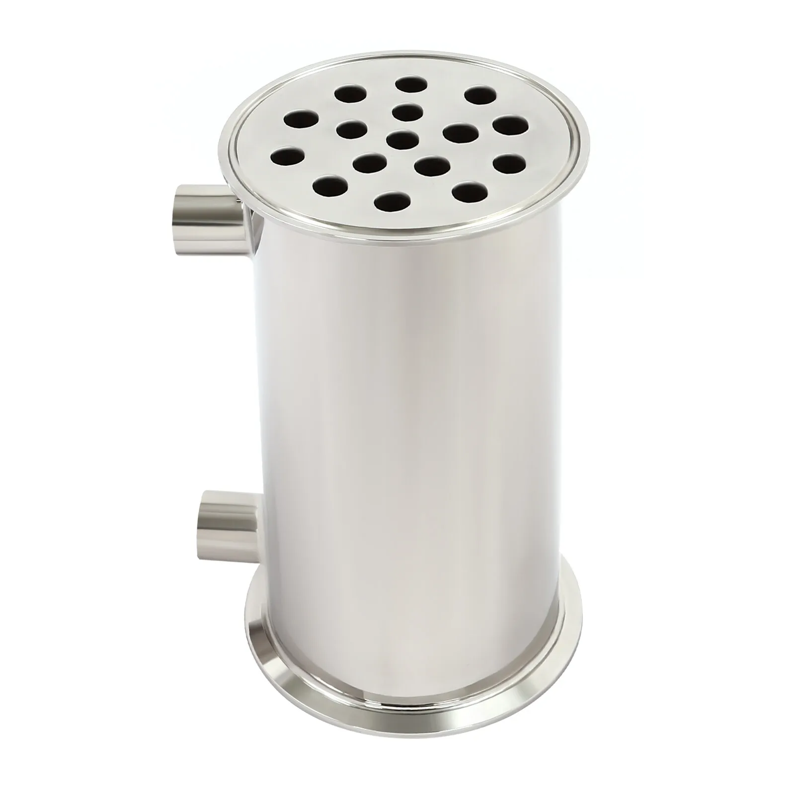 1/2 "مكثف ارتجاعي Dephlegmator 16 فتحة 304 من الفولاذ المقاوم للصدأ لعمود التقطير Moonshine