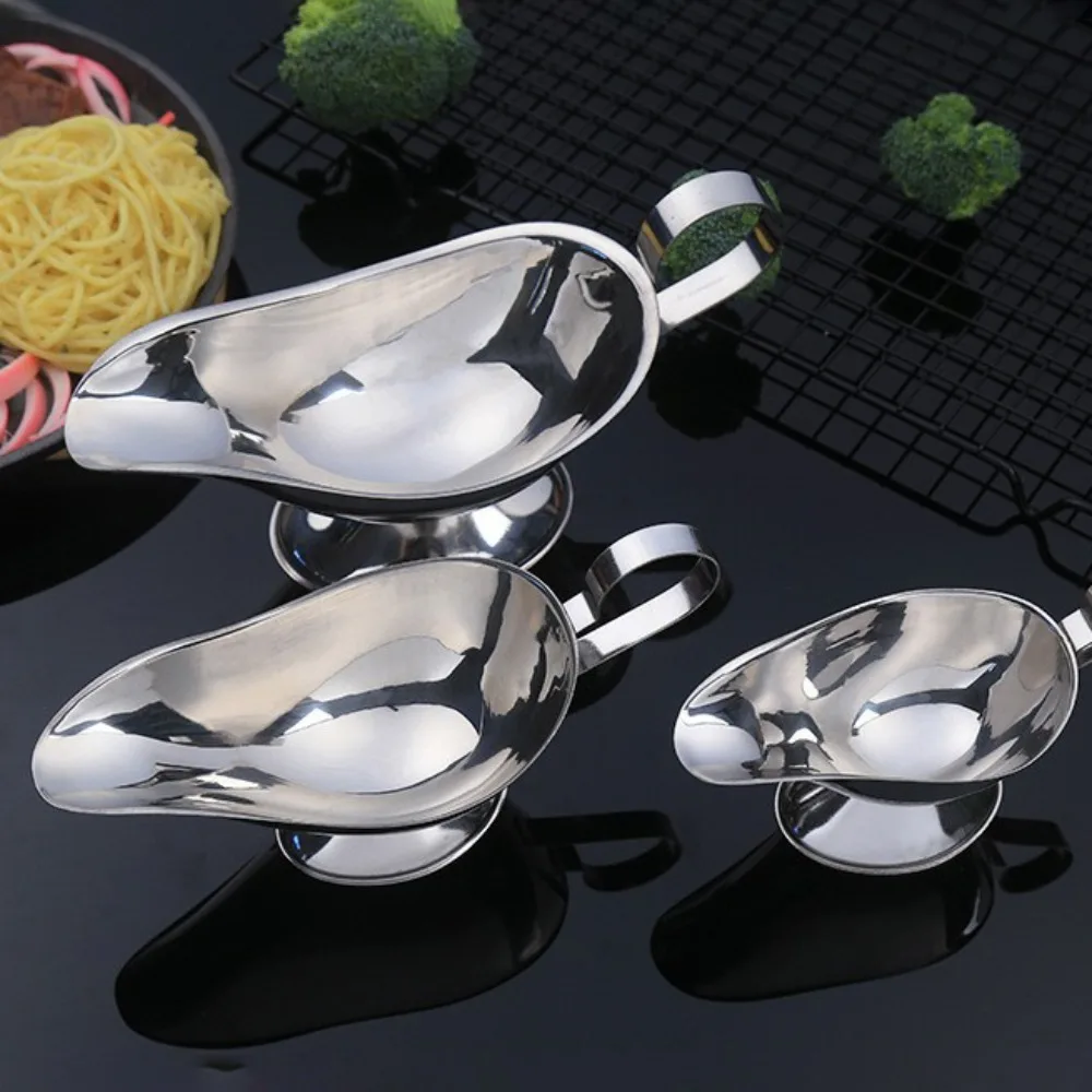 Stainless Steel Seasoning Dish Hot Pot Dipping Bowl Small Food Sauce Cup Sushi Vinegar Soy Saucer Container Appetizer Tray