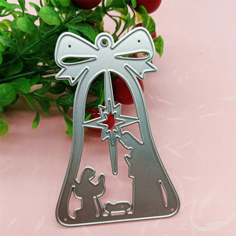 

bell Metal Cutting Dies Mold Scrapbooking Paper Cards Craft Mould Blade Punch Template Embossing Stencils 1pcs