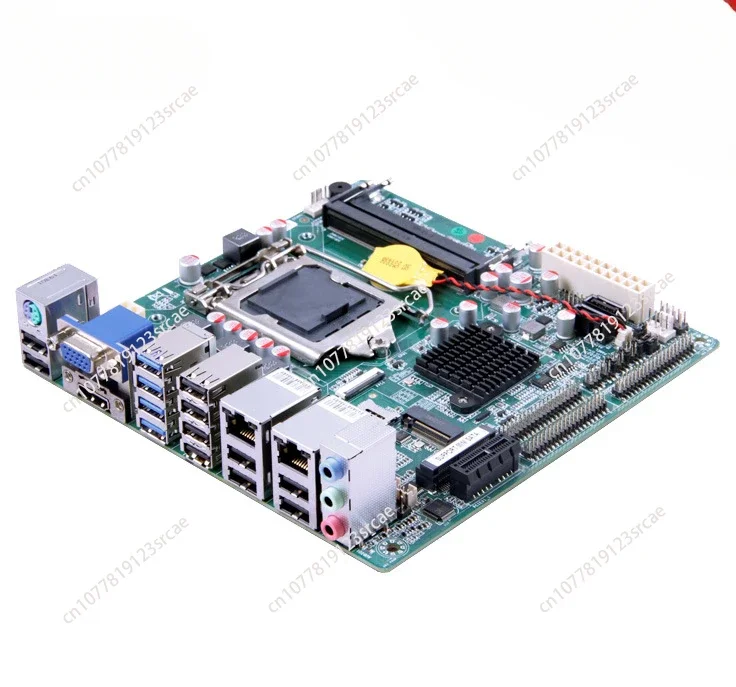 12 serial port computer industrial motherboard 1151 set DDR4 h110 dual network port motherboard ITX industrialcomputer boardcard