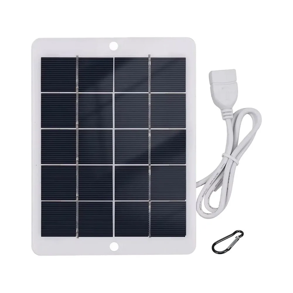 Thin 6mm For 3W Solar Charger USB Compatible for For mobile Phones Power Banks Monocrystalline 16x12cm Indoor Outdoor Use