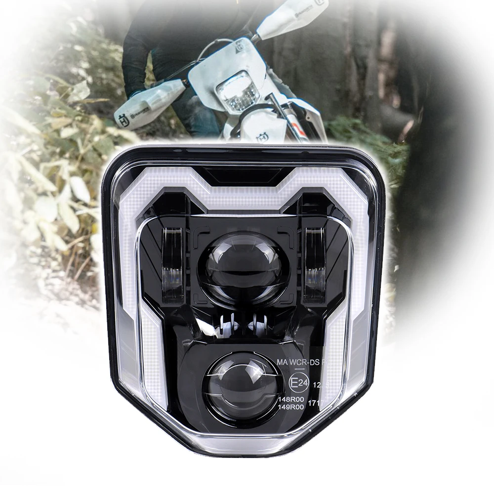 

STLF EU Compliant Led Headlight W/ Position Light for 2024 2025 TE FE Series Dirt Bike Motocross Enduro Motorbike Ligh