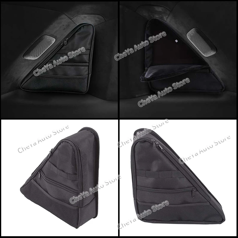 For FREELANDER 8 2026+ 1Pc Trunk Side Window Storage Bag Organizer Left or Right Rear Cargo Pouch