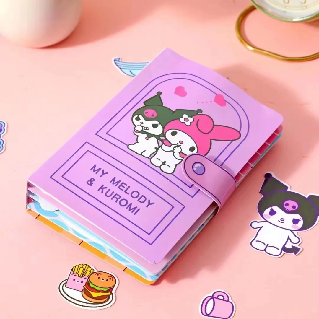 Niedlichen Sanrio Pochacco ruhiges Buch Anime meine Melodie Cartoon Kulomi Hallo Kitty Aufkleber Spiele lustiges Geschenk Dekomprimieren DIY Kinderspiel zeug