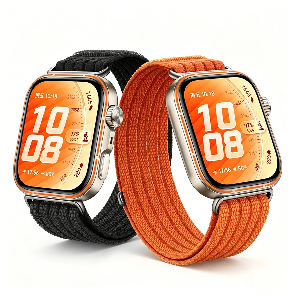 Sprot Nylonband für Huawei Watch fit 4pro/5pro Armband Atmungsaktive Armbänder für Huawei Watch fit4/fit5 Ersatzgürtel Correa