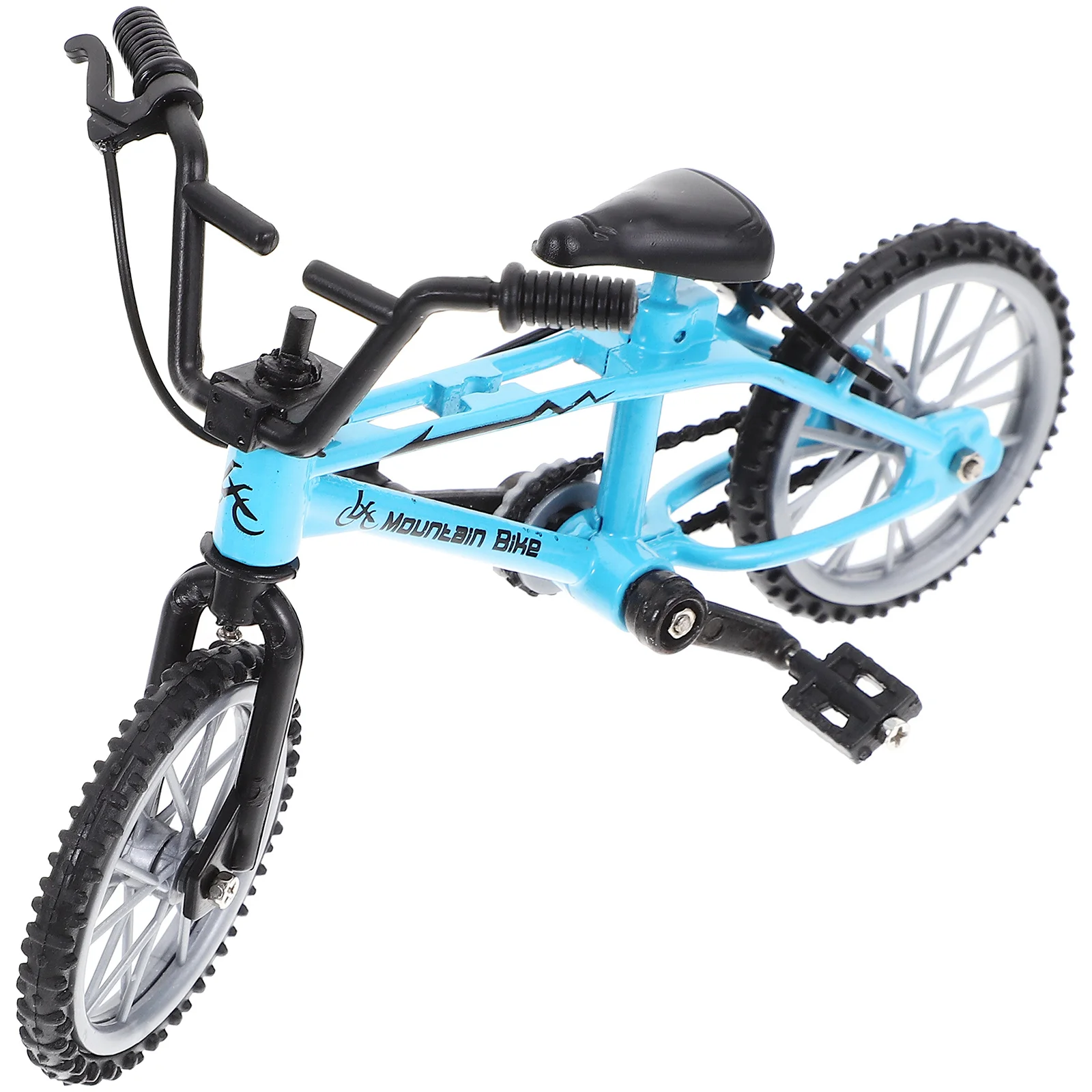 Miniature Bicycle Realistic Mini Bike Sturdy Metal Simulation Mountain Bike Photo Prop Mini House Micro Landscape Decor
