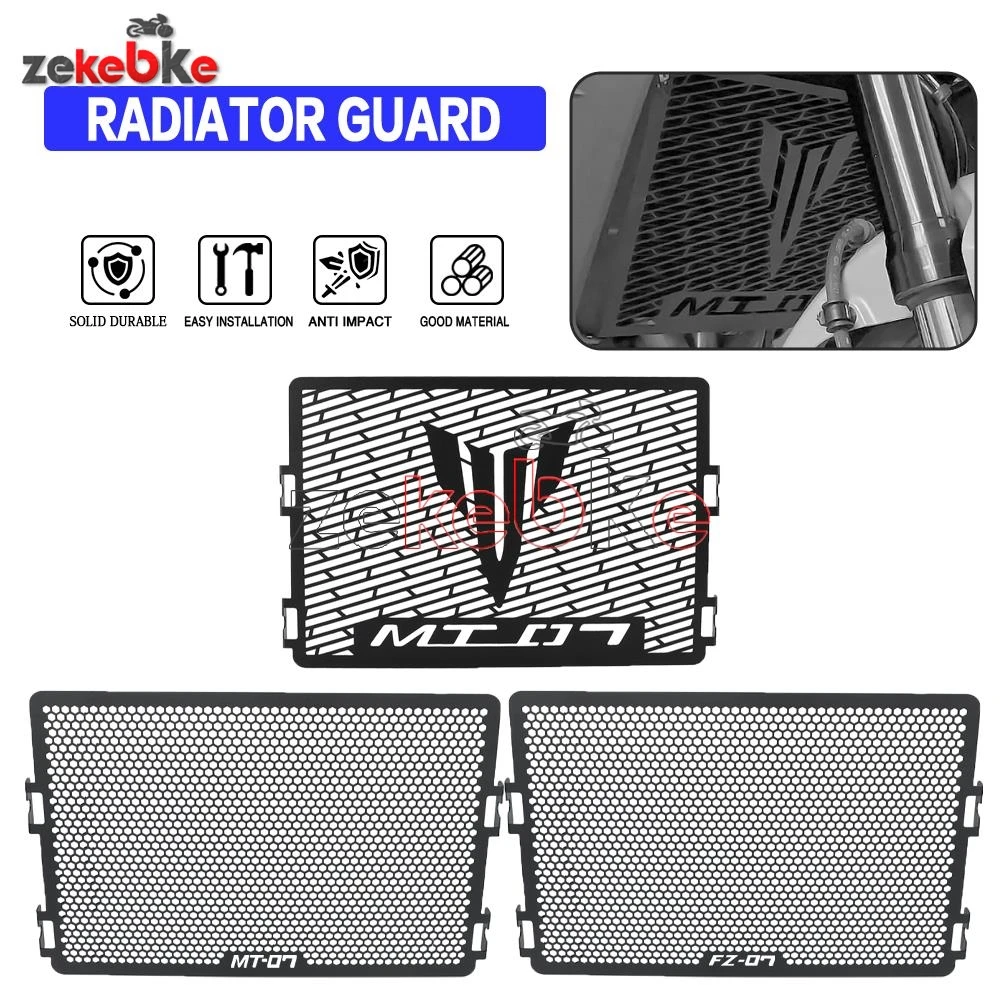 

FOR YAMAHA MT-07/FZ-07 MT07 FZ07 2013-2024 XSR700 2016-2023 2024 2025 Motorcycle Radiator Grille Guard Cover Fuel Tank Protect