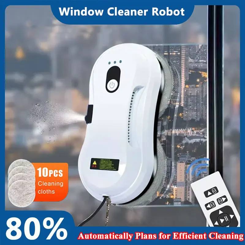 

Ultra Thin Fully Automatic Intelligent Window Cleaning Robot Glass Cleaning God Remote Control Window Cleaning Machine
