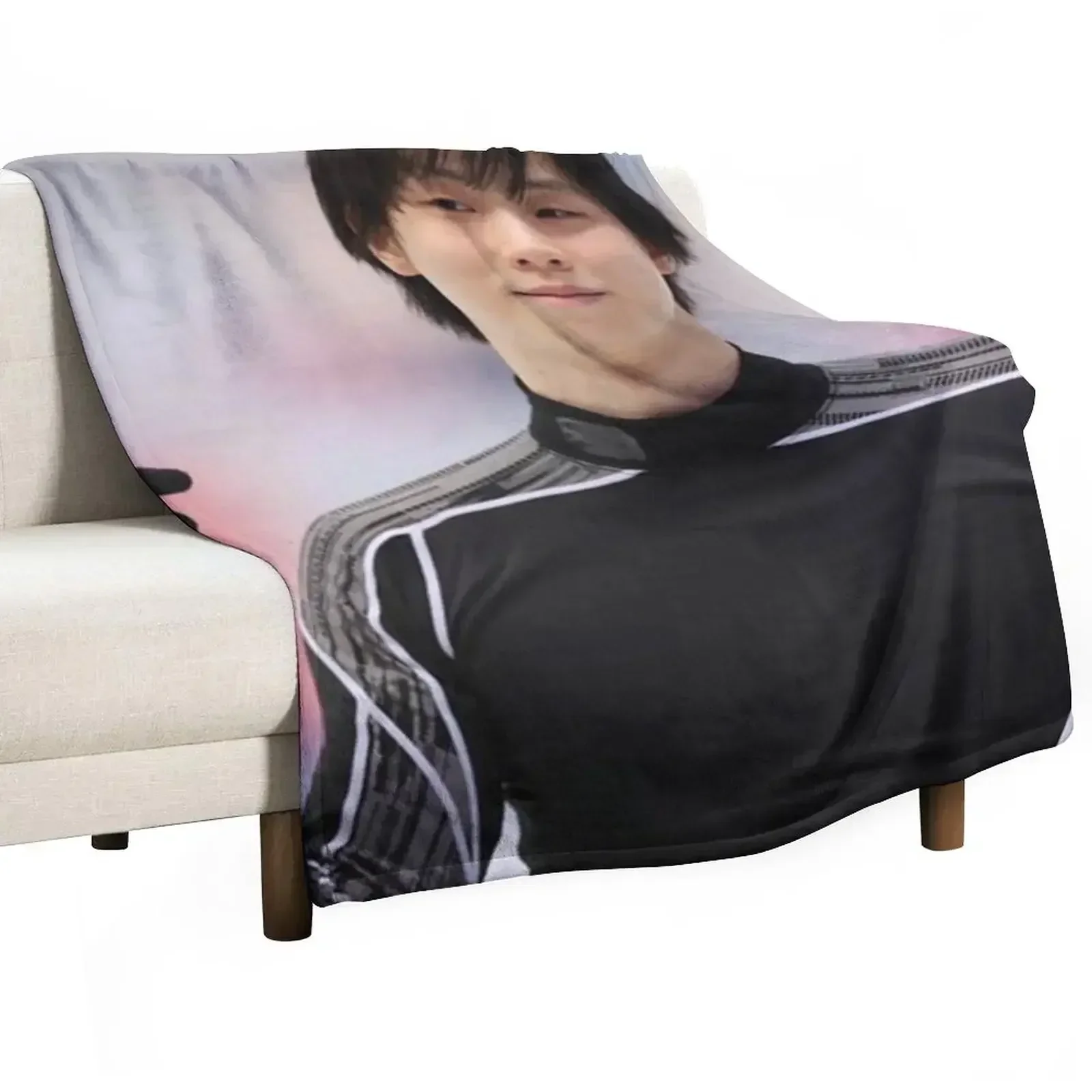 Yuzuru Hanyu Throw Blanket warm winter Large Blankets