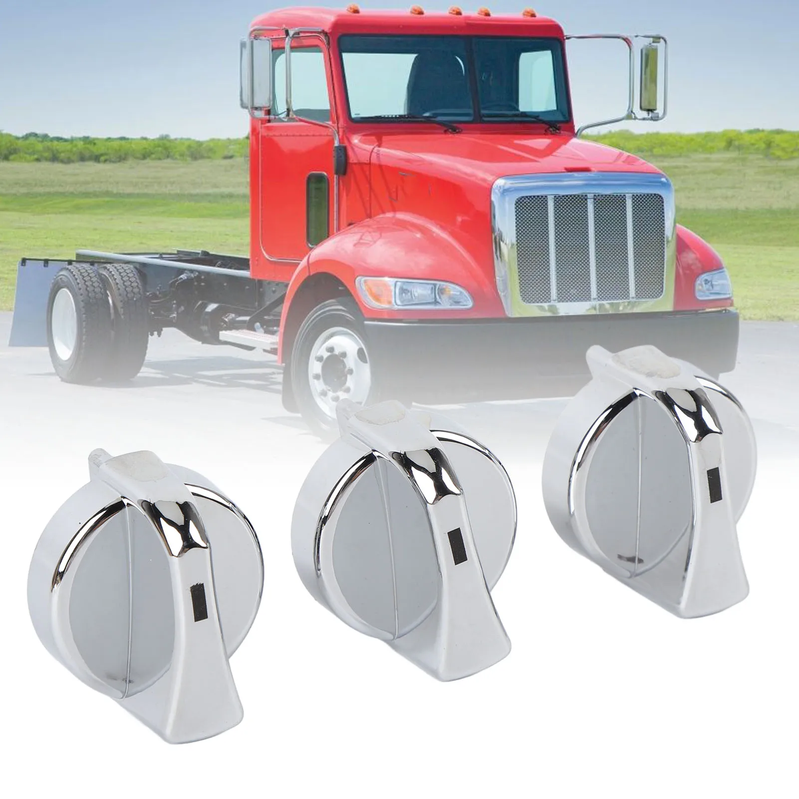 

702-5401 AC Heater Blower Fan Control Knob 121-0001-000 Replacement for Peterbilt 330 335 357 367 375 378 379 384 386 387