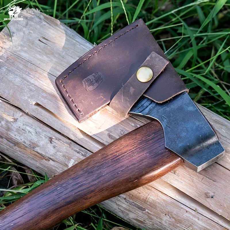 Imagem -03 - Outdoors Camping Machado Hatchet Rachar e Cortar Madeira Machado de Jardinagem Ferramentas de Lidar com Bainha hx