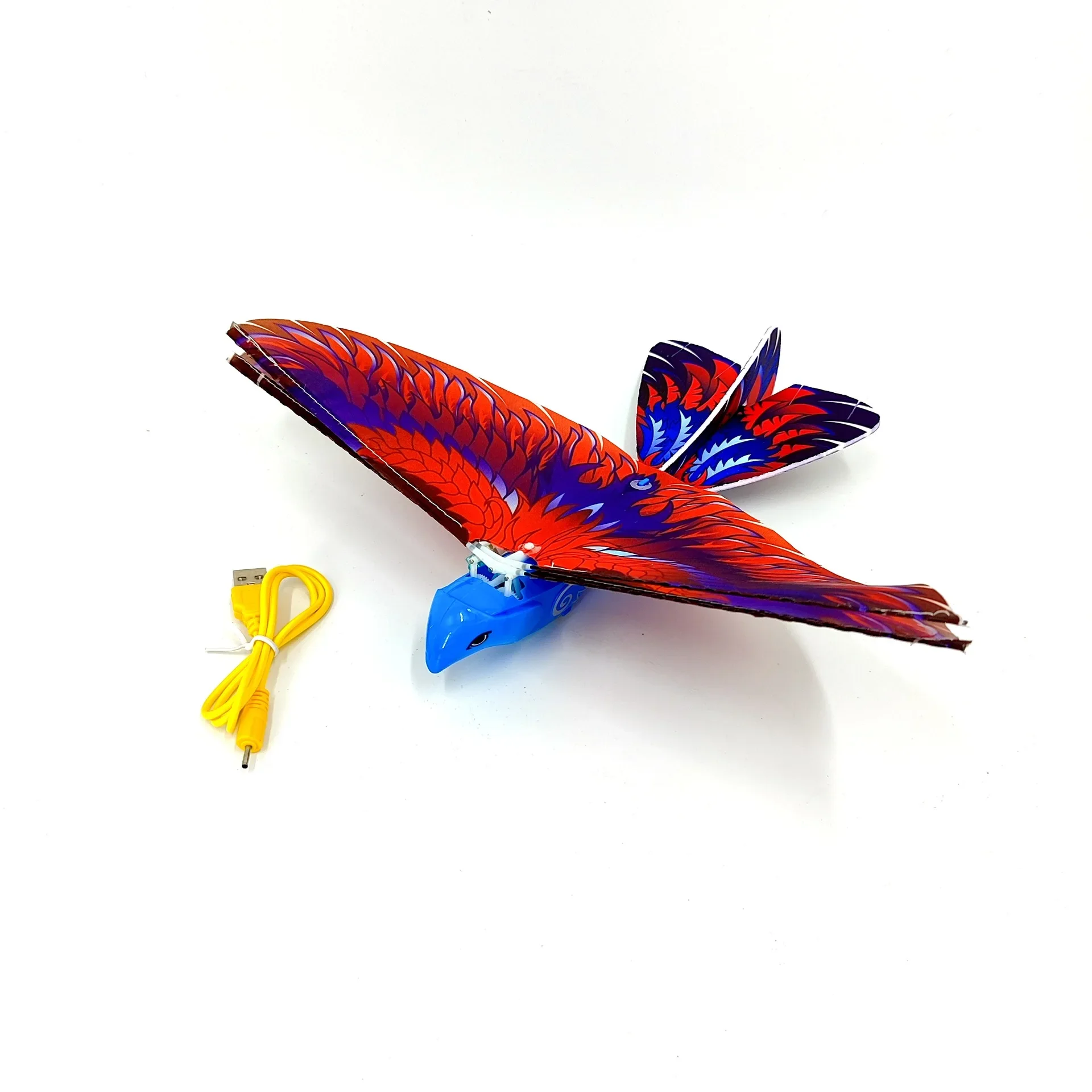 Remote Control Bird Toy, RC Bird, Bionic Flying Bird,6-Axis Gyro,Fabric Single Wing Lifting Design,Easy Indoor and Outdoor, 2.4G