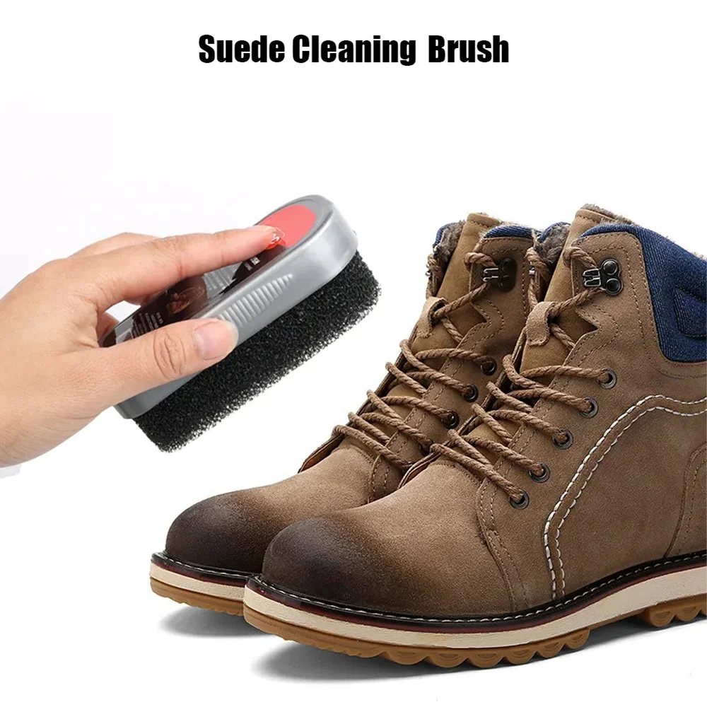 

1Pc Suede Shoe Brush Plastic Sponge Shoe Cleaning for Suede Boots Nubuck Velvet Bags Matte Leather Shoes Care Cleaner Sneakers