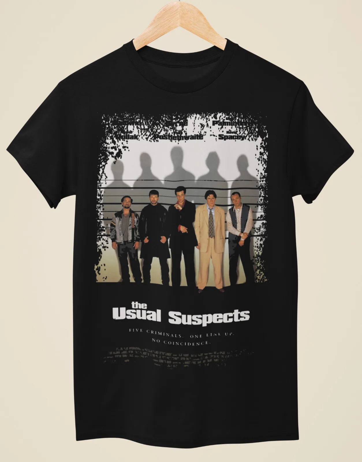 

The Usual Suspects - Movie Poster Inspired Unisex Black T-Shirt