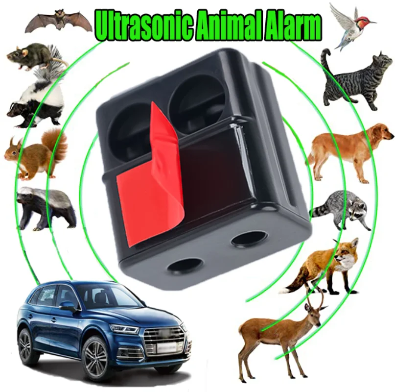 1Set Car Whistle Physical Ultrasonic Animal Sirens Deer Repellers Outdoor High Temperature Mini Compact Alert Device Accessories