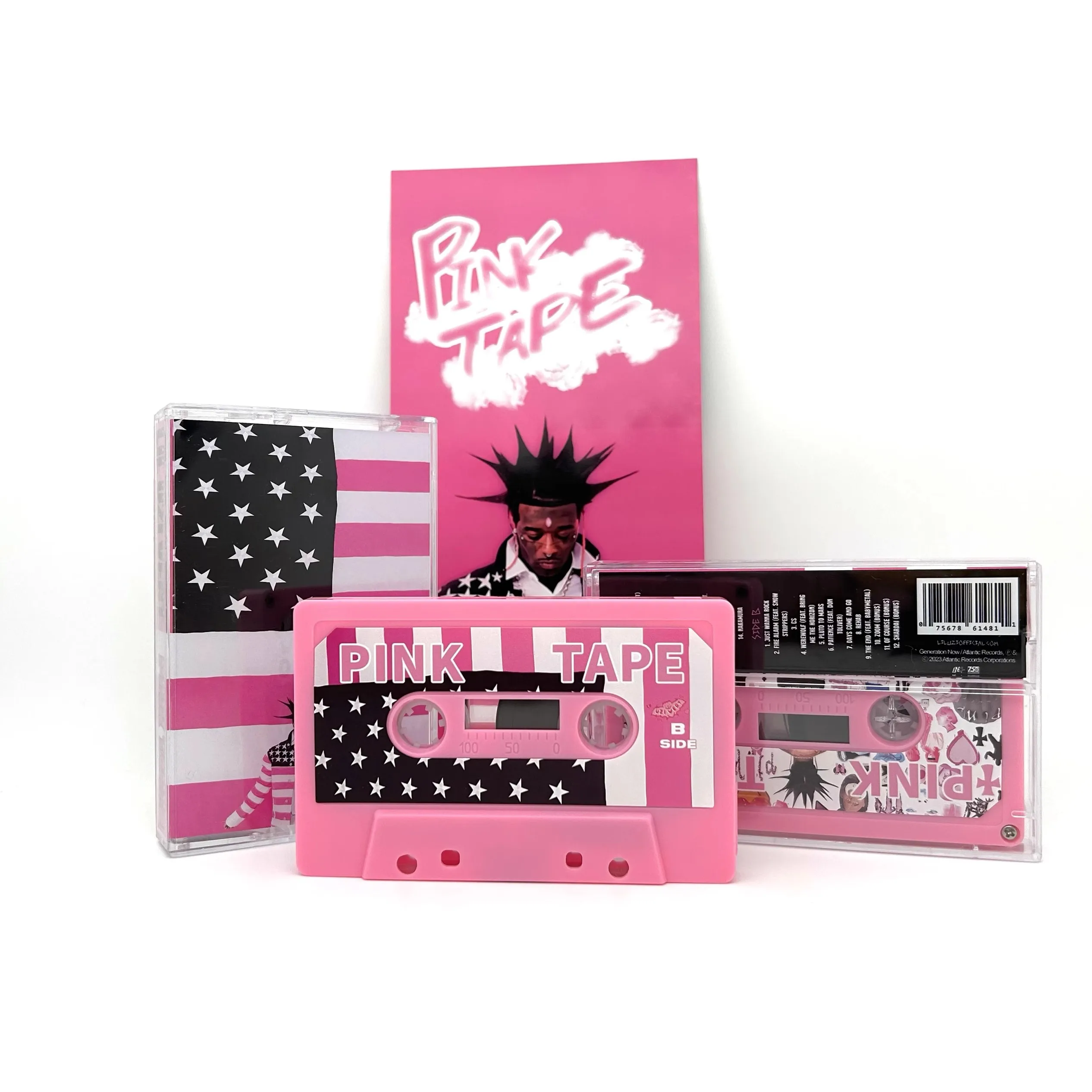 

Музыкальная лента Rap Lil Uzi Vert, альбом с розовой лентой 90 минут, кассеты, рекордер для косплея, Walkman Car soundгусная шкатулка, семейная музыкальная коллекция