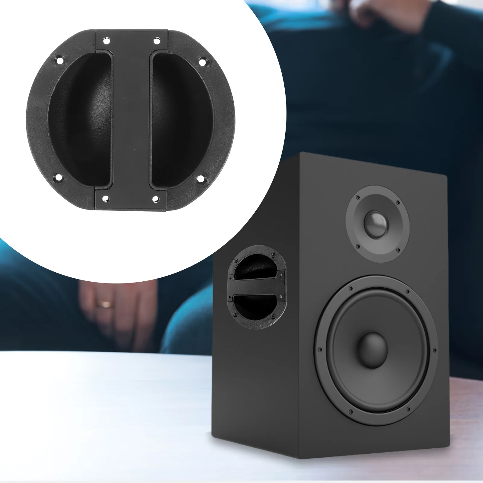 

Speaker Handle Recessed Flush Mount Plastic Pull For Guitar Amplifier Cabinet Replacement Audio Fittings Loudspeaker