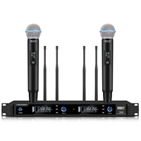 Audio Wireless Microphone System UHF Wireless  Performance True Diversity Using state-of-the-art true diversity circuitry