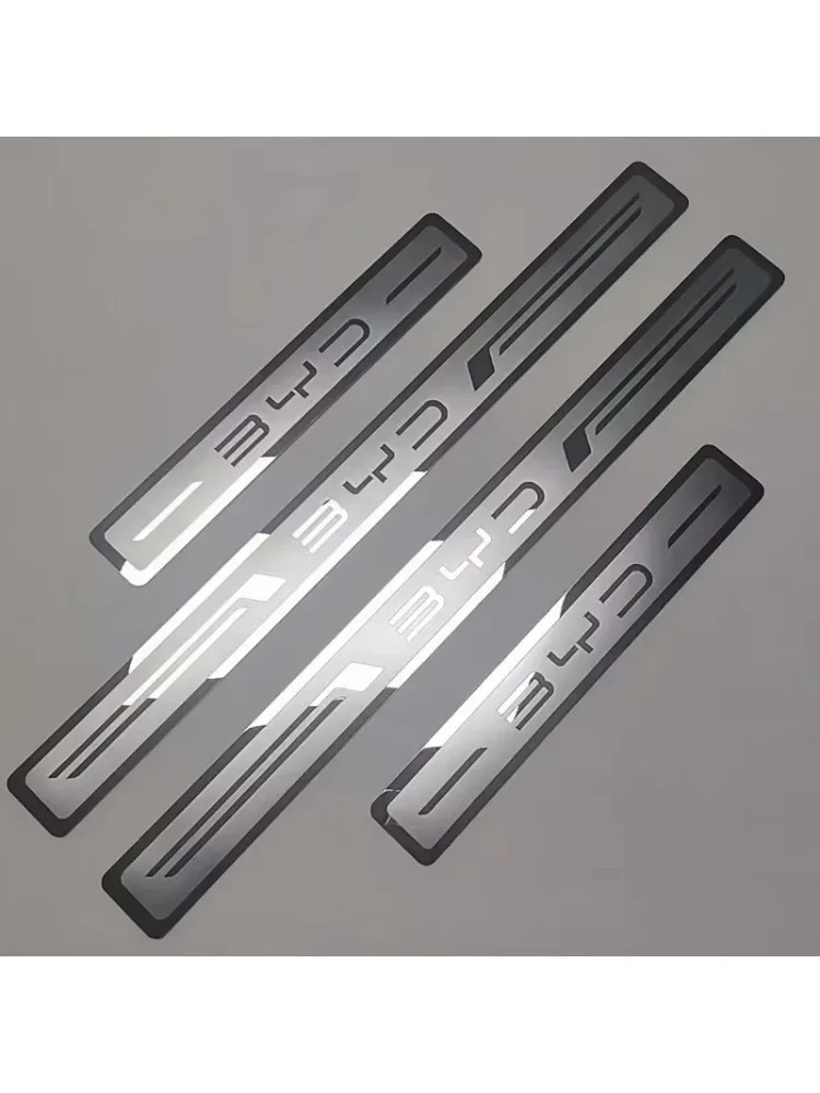 BYD-Serie Autotürschwelle aus rostfreiem Metall für BYD Atto 3 Yuan Plus Song Plus Seal Dolphin Sealion Seagull Shark – Detail 1