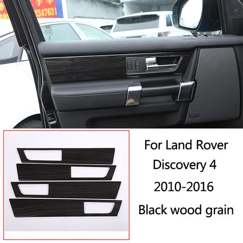 Автомобильная Центральная панель управления для Land Rover Discovery 4 LR4 10-16, черная древесина, декоративная рамка, аксессуары