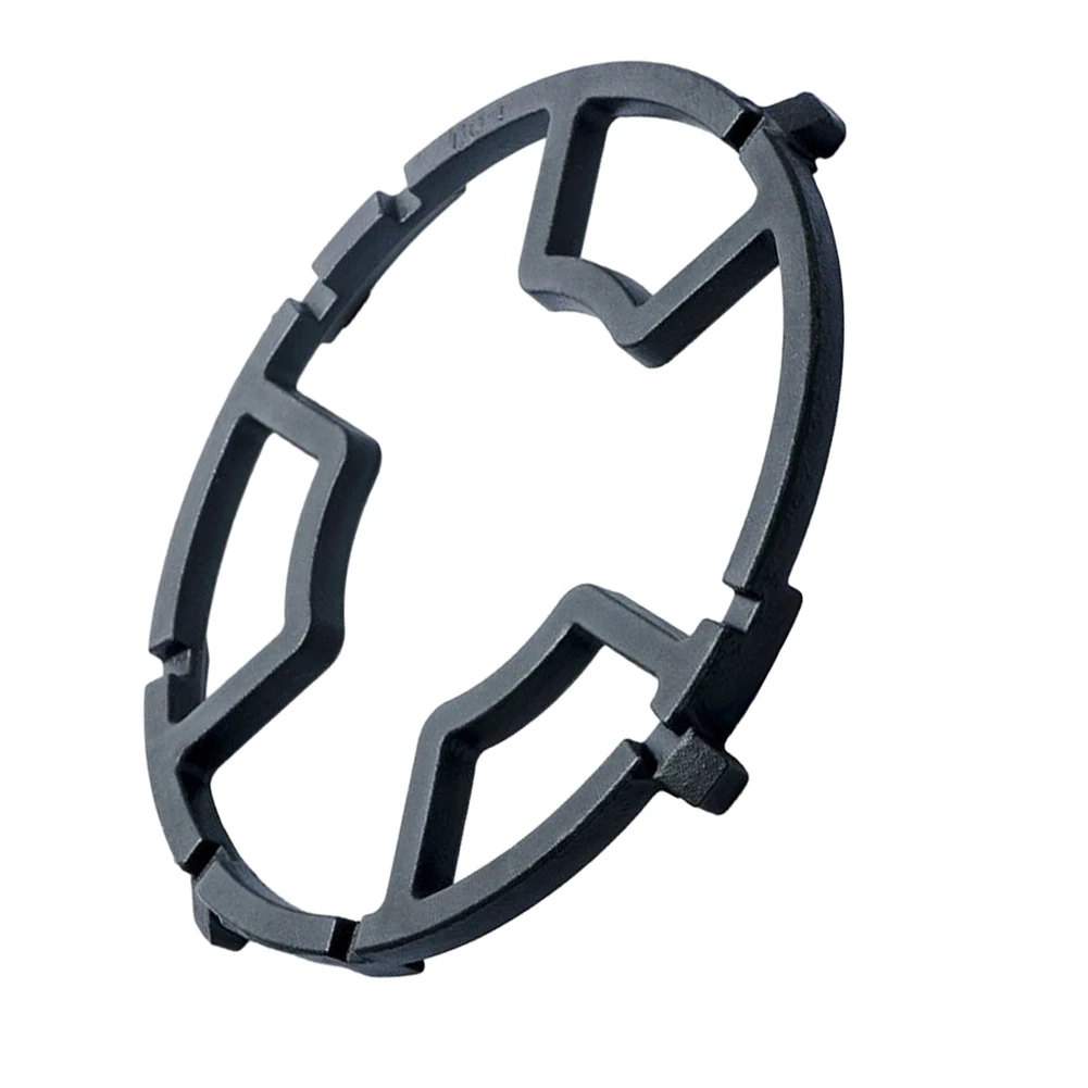 Cooktop Range Pan Holder Stand Non Slip  Iron Wok Support Ring 8 Slots Gas Cooktop Pot Rack with Box Gas Stove Accessories