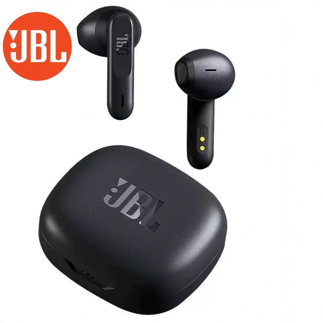 سماعات أذن JBL Wave Flex اللاسلكية الأصلية IP54 وIPX2 مقاومة للماء بتقنية TalkThru and AmbientAware بعمر 32 ساعة