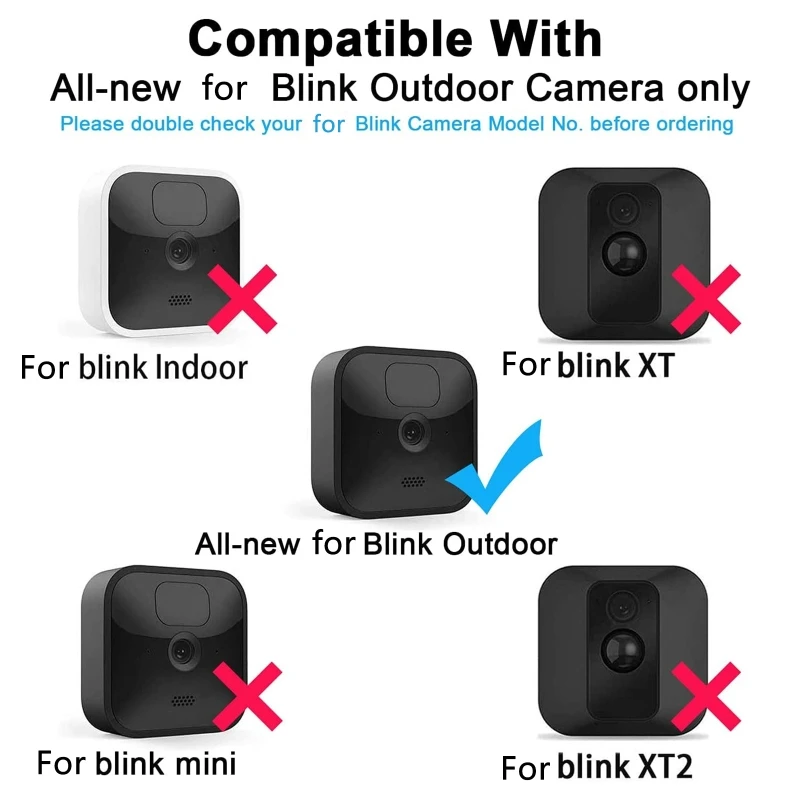 For All-New Outdoor Camera Wall Mount 360 Degree Adjustable Mount Weatherproof Protective Housing Mount for Security Cam