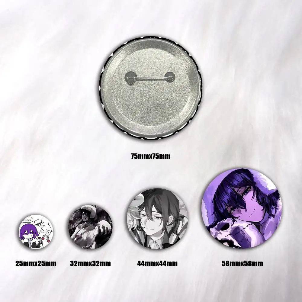 A-Sigma F-Fyodor D-Gogol Pins, Cartoon Brooches, Badge Gifts, Clothing, Backpacks, Stationery, Accessories
