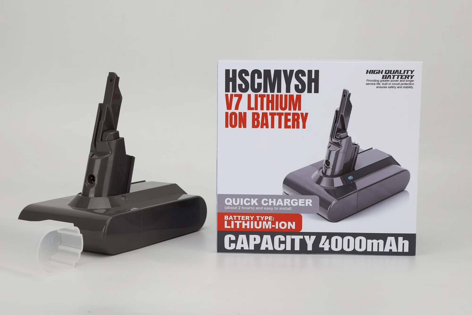 HSCMYSH DYS 21.6V 4000mAh SV11 Li-ion vacuum battery V7 Motor head Pro Total Clean Trigger FLUFFY Extra Mattress Animal Car+Boat