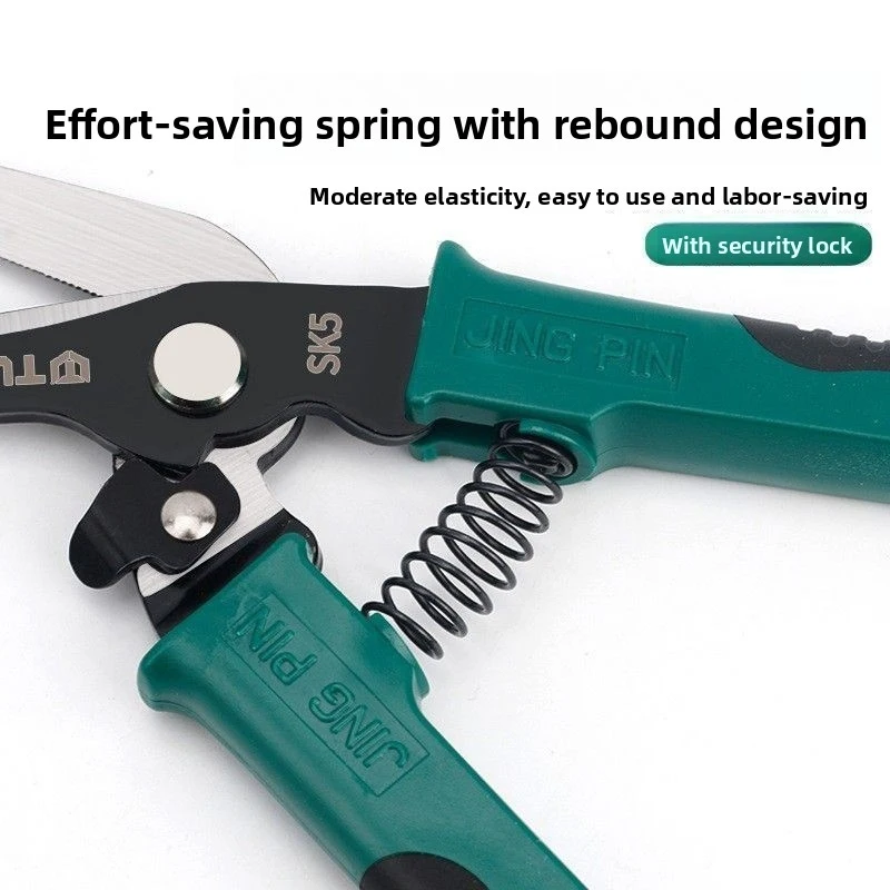 Electric Multi-Purpose Tin Shears, Angle Cutter for Duct, Color Steel Tile & Integrated Ceiling