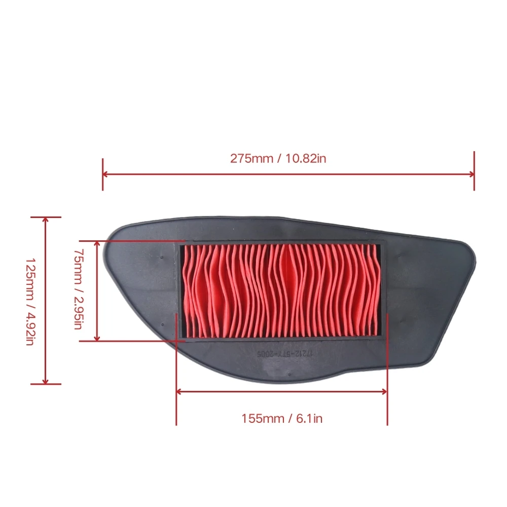 Motorcycle Engine Air Filter For Yamaha XC125 Cygnus X NXC125 Cygnus MBK125 Nxc Flame X MBK XC125X Flame X OEM 5TY-E4451-00