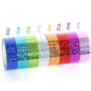 BOPP-FITA DOT PHIM PHIM, nhãn dán văn phòng văn phòng, ruy băng thảm, đỏ, đen, bạc 12 Ribbon Red Bán hàng chính - №10