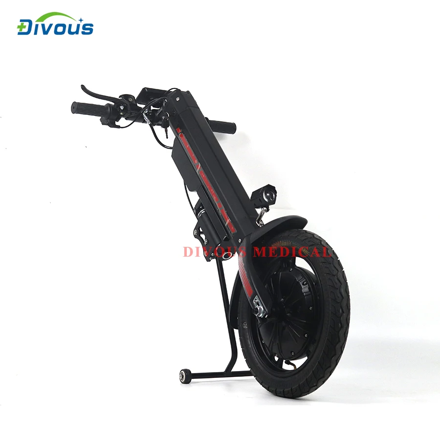 New Product 800W 16Inch Electric Handcycle Trailer Disabled Driver Head Electric Handbike For Manual Wheelchair