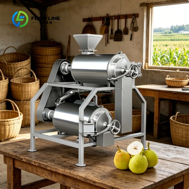 Commercial Fruit Juice Processing Machine High Capacity Juice Extractor for Beverage Industry Applications