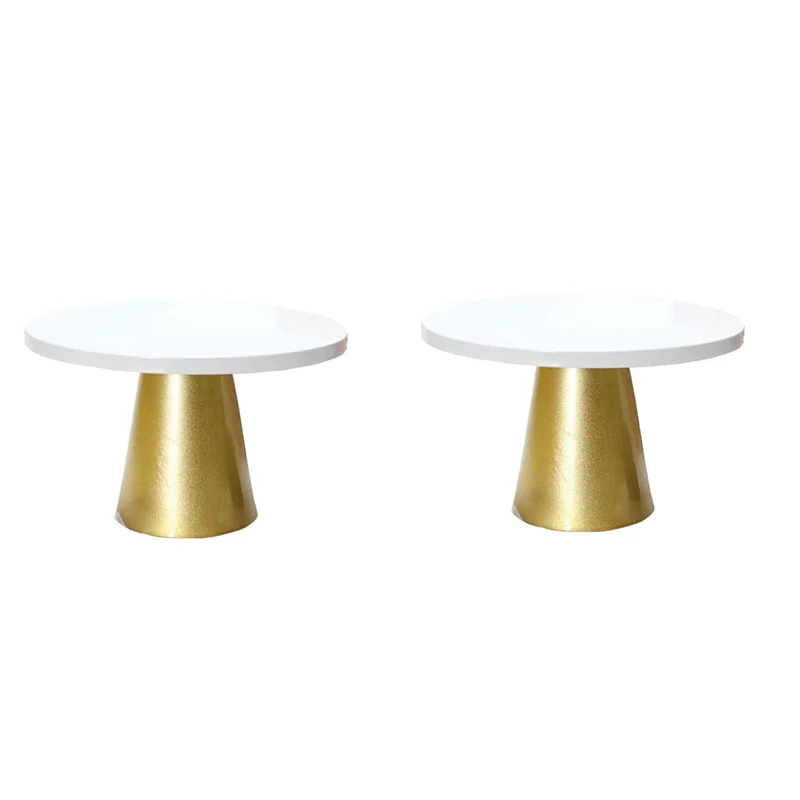 

B84B-2X металлическая железная подставка для торта, круглая пьедестал, держатель для десерта, стойка для кексов, формы для выпечки на день рождения, свадьбу, вечеринку