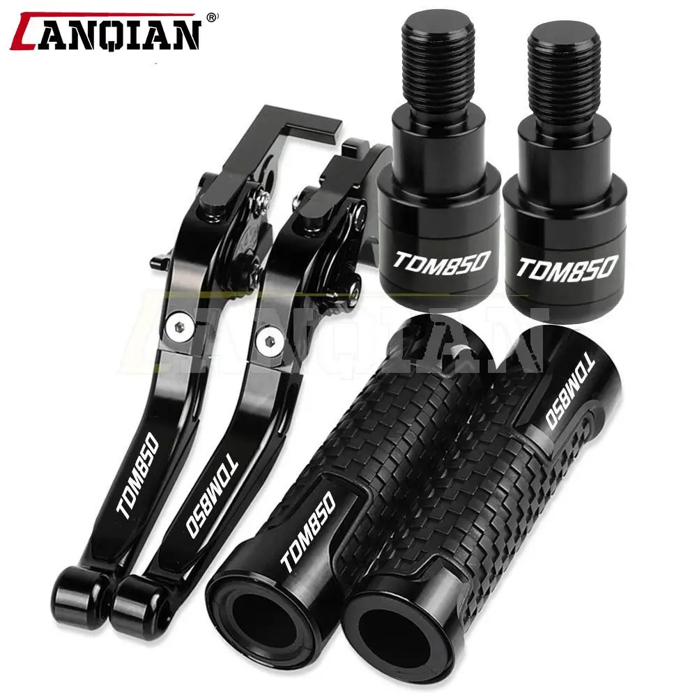 

Motorcycle Accessories Brake Clutch Levers For YAMAHA TDM850 TDM 850 1991-1997 1998 1999 2000 2001 2002 Handlebar Hand Grip End