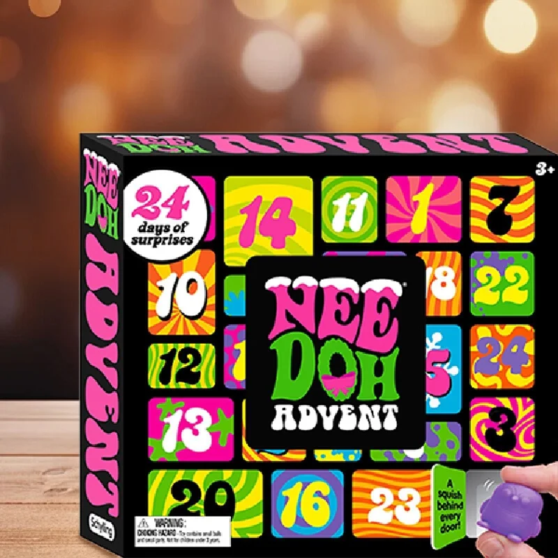 Adventskalender 2025, 24 Tage Überraschung, sensorisches Zappelspielzeug, Weihnachts-Countdown-Box mit zufälligem Bestes Geschenk, zufällige Blindbox