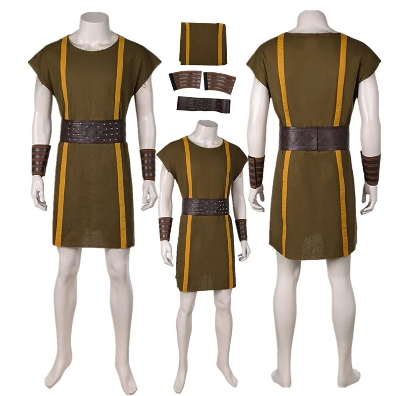 Lucius Cosplay Costume Gladiator Roleplay Adult Men Robe Belt Handguard Outfits Halloween Carnival Party Suit