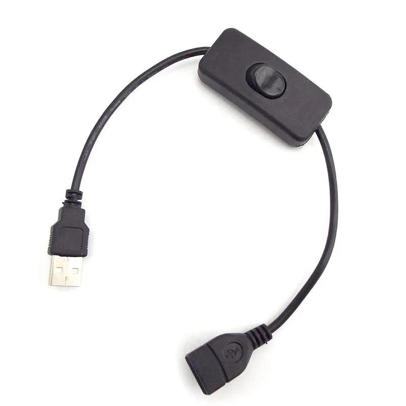 Câble de connecteur d'alimentation CCTV, 303, 501, interrupteur marche-arrêt, DC, USB, type C, femelle, mâle, fil jack 5.5x2.1mm, 5V, 12V, 24V