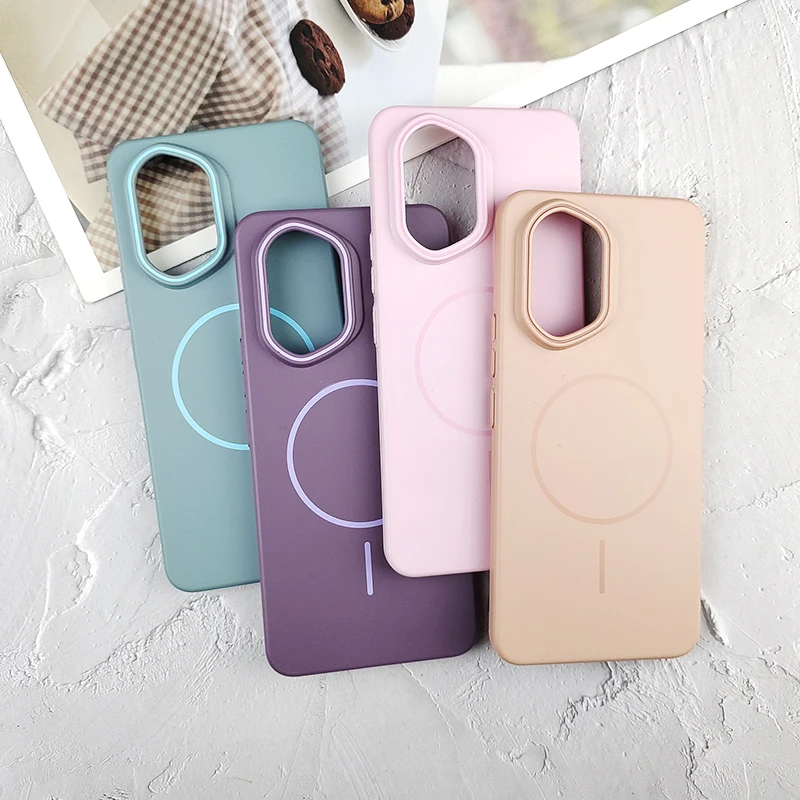 ل Honor 300 200 100 Pro الترا المغناطيسي ماتي المضادة للبصمة الصلب PC للصدمات حماية الغطاء الخلفي قذيفة