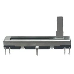 45MM Straight Slide Potentiometer Single Mixer Fader with Center Position B10K Shaft Length 15MM for Panasonic