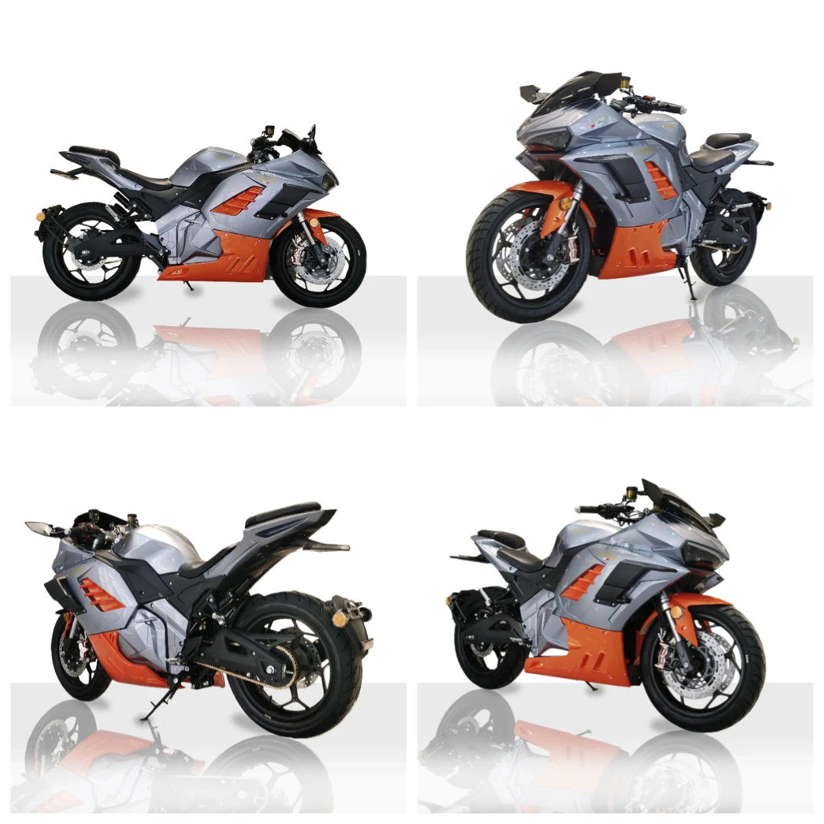 

STLF Luyuan мотоцикл H400-M 72 В литиевая батарея 240 км 4000 Вт цепной электрический мотоцикл для взрослых