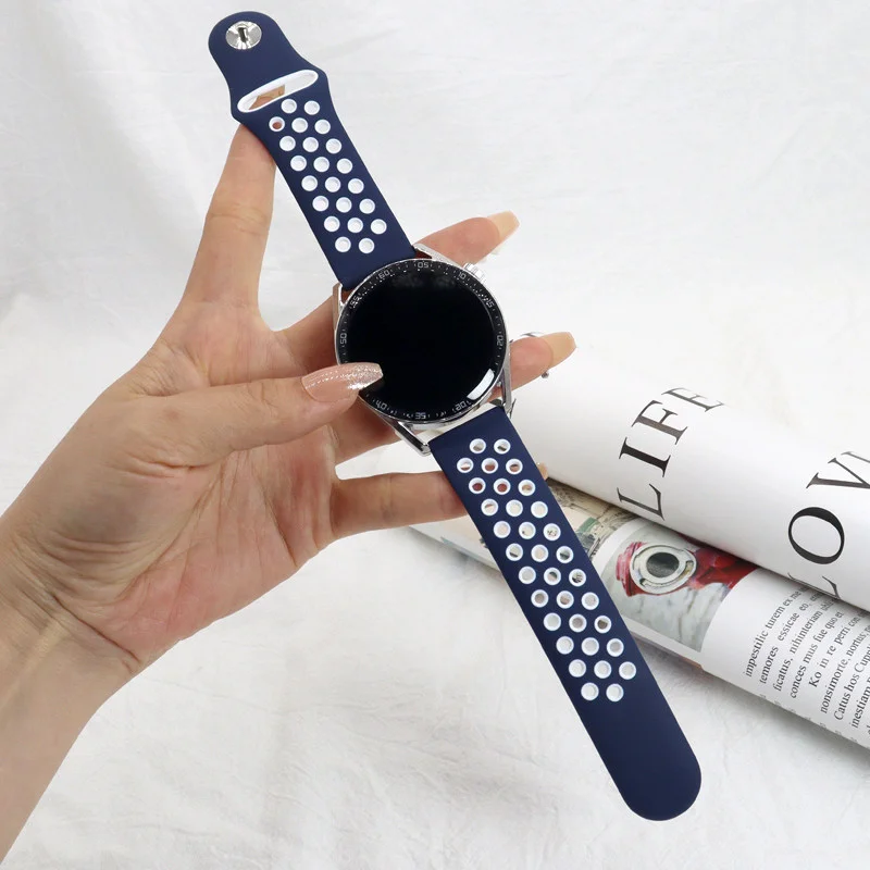 20mm/22mm Silicone Band For Amazfit GTS 4/3/2e/4 Mini GTR 4/3 Pro/active 3/balance 2 Watch Bracelet correa Amazfit bip 5 6 strap