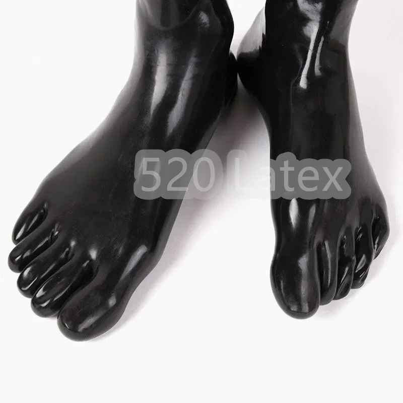 

Unisex latex fetish sock rubber 5 toes socks short sock Latex Fetish Socks With 5 Toes