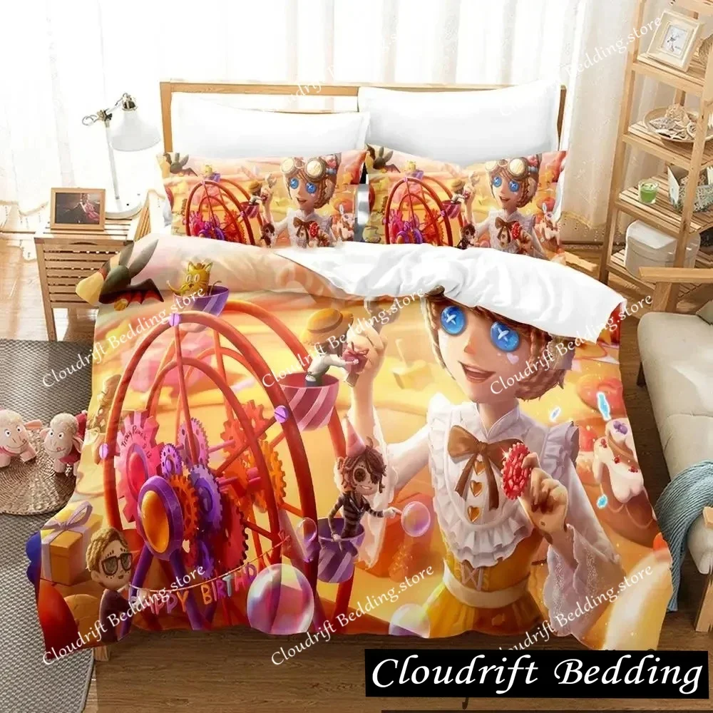 Game Identity V Anime Bedding Set Boys Girls Twin Queen King Size Duvet Cover Pillowcase Bed boys Adult Home Textileextile