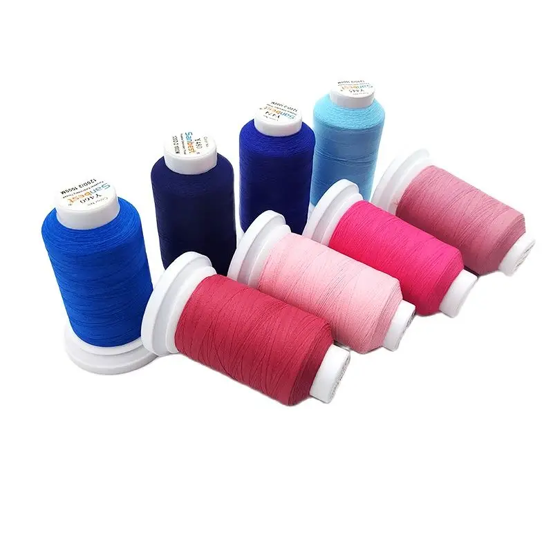 Sanbest Matt Embroidery Thread 1000M High Strength for Brother Singer Janome Babylock Polyester Machine Threads