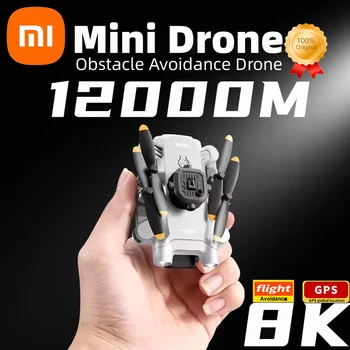 Xiaomi V30 4DRC Mini Drone z kamerą 8K HD FPV RC Drony Profesjonalne pięciostronne unikanie przeszkód Helikopter Dron Zabawki
