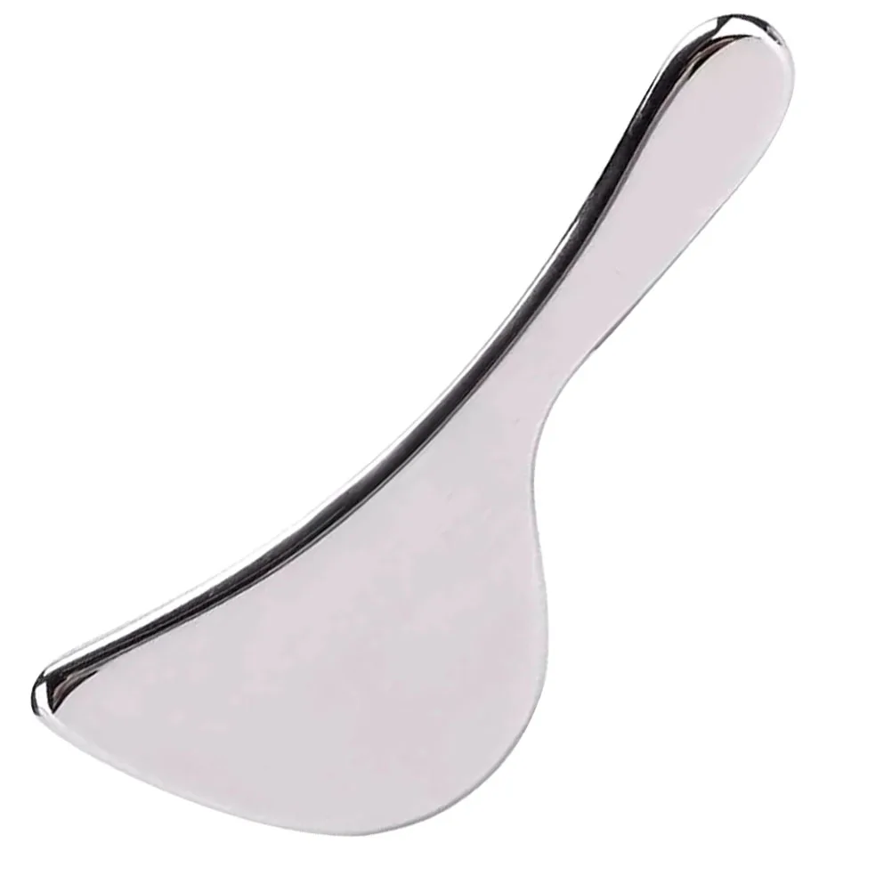 

Stainless Steel Face Guasha Board Smooth Edge Facial Massage Tool Body Gua Sha Sculpting Tool